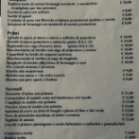 Scacciapensieri menu
