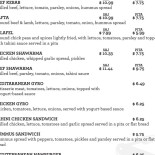 Gustare Oltrecucina menu