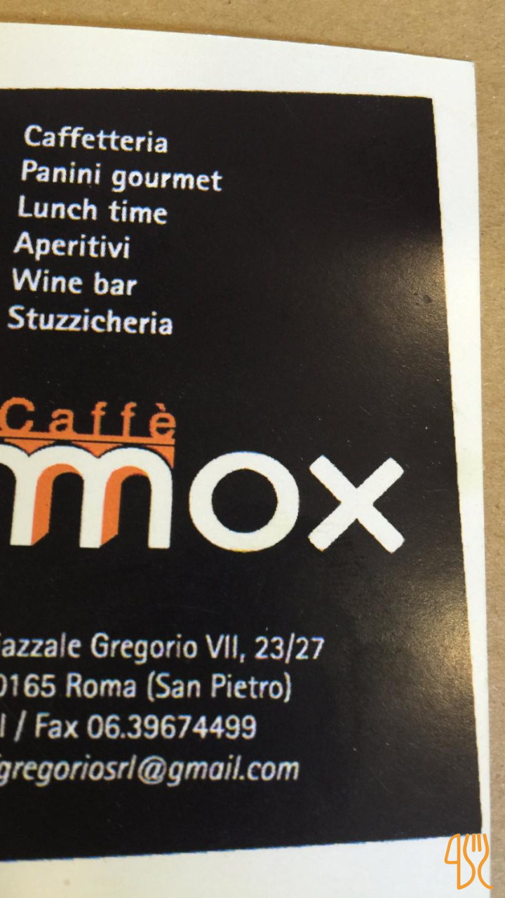 Mox Caffé Carte