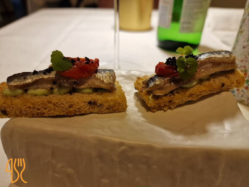 La Dea Partenope Nourriture