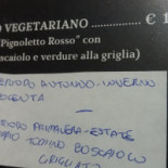 La Taverna Del Fuoco menu