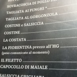 La Taverna Del Fuoco menu