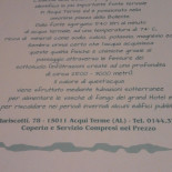 Rinomata Pizzeria Speisekarte