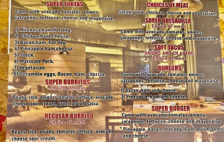 Bonta Sarda Alghero menu