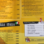 Pizzeria La Nuvola menu