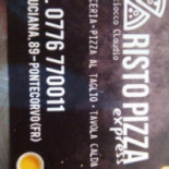Risto Pizza Express Carte
