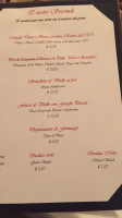 Trattoria Belvedere menu