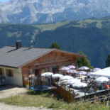 Ütia Forcelles Colfosco outside