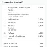 McDonald's Carte