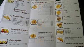 Choc House menu