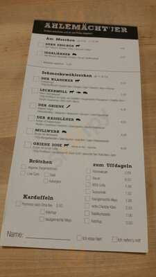 Pizzeria Da Pasquale Carte