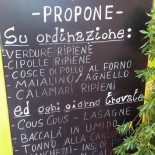 Guaccia menu