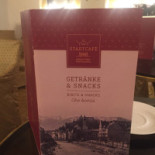 Stadtcafe Bruneck Carte