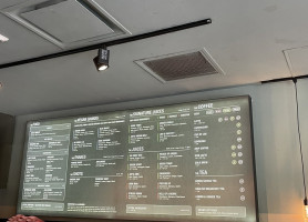 Punta Negra menu