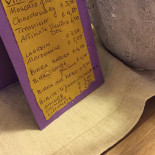 Amaranta Bio Bistrot menu