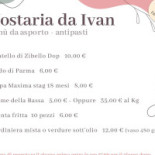 Hostaria Da Ivan Con Locanda menu