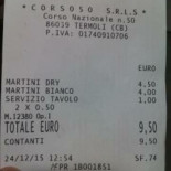 Corso 50 Speisekarte