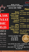 Bamboo menu