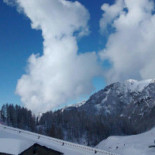 Rifugio Terre Rosse outside