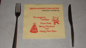 Samarcanda menu