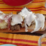 Chalet Della Volpe Comida