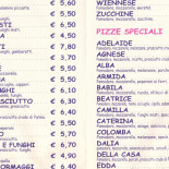 Pizzeria Fuoricentro Carta