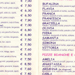 Pizzeria Fuoricentro Carta