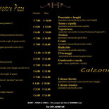 Barh Pizza Grill Carta