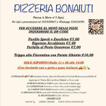 Pizzeria Bonaiuti menu