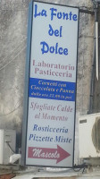 La Fonte Del Dolce menu