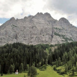 Rifugio Passo Duran C. Tomè outside