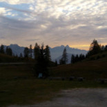 Rifugio Passo Duran C. Tomè outside