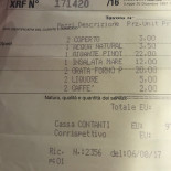 Aurora Speisekarte