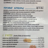 Piadineria Ariete menu