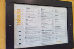 Trattoria Tagliatella menu