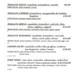 Il Peccato menu