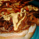 Drunk Sheep Beer Bread Burger Comida