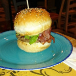 Drunk Sheep Beer Bread Burger Comida