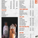 Barblu Menu