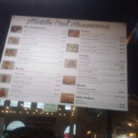 Isola Blu menu