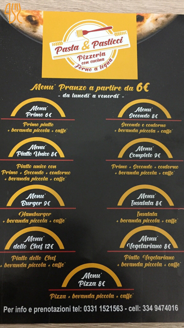 Pasta Pasticci Cerro Maggiore Carta