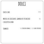 Tr3pi Bistrot menu