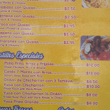 Vittoria menu