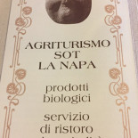 Agriturismo Sot La Napa Carta