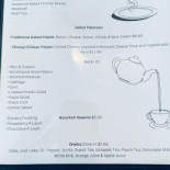 Maisazio menu