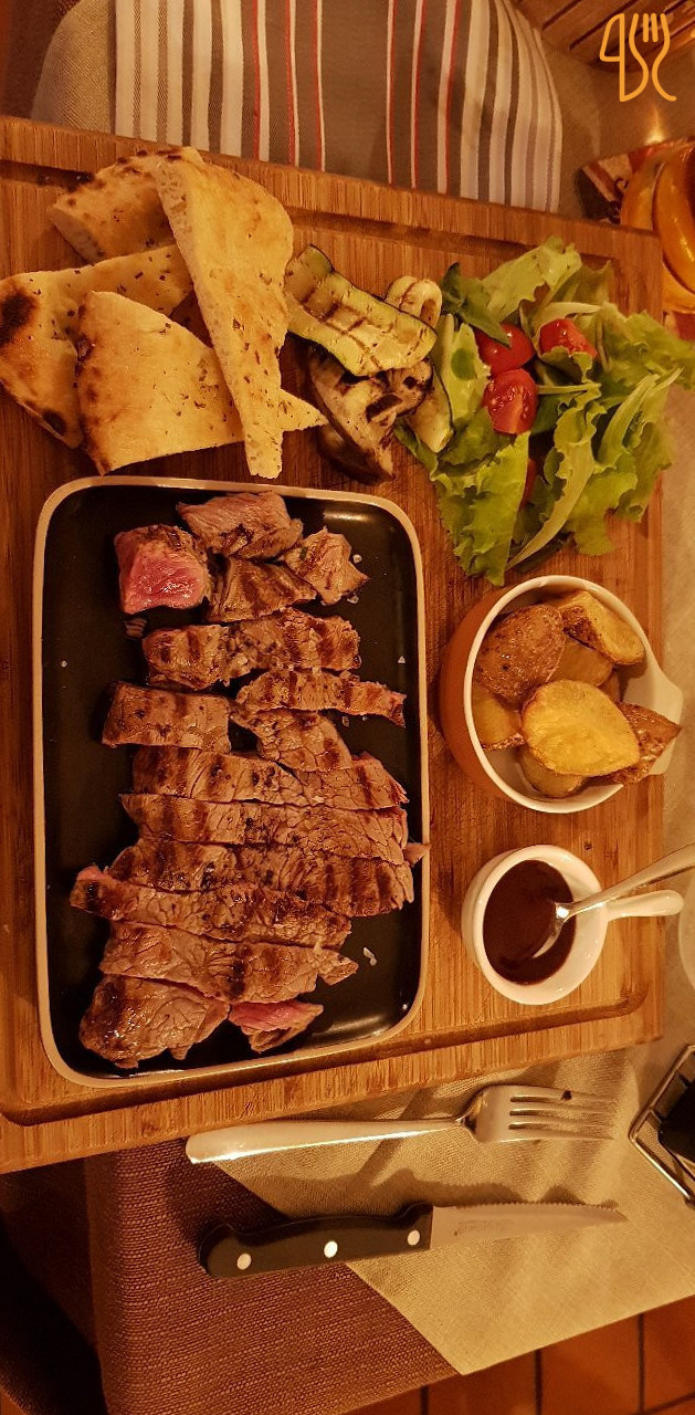 Pizza Steak Comida