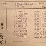 La Muraglia menu