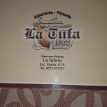 Hosteria La Tufa menu