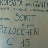 La Cantina Del Bontempon Carta