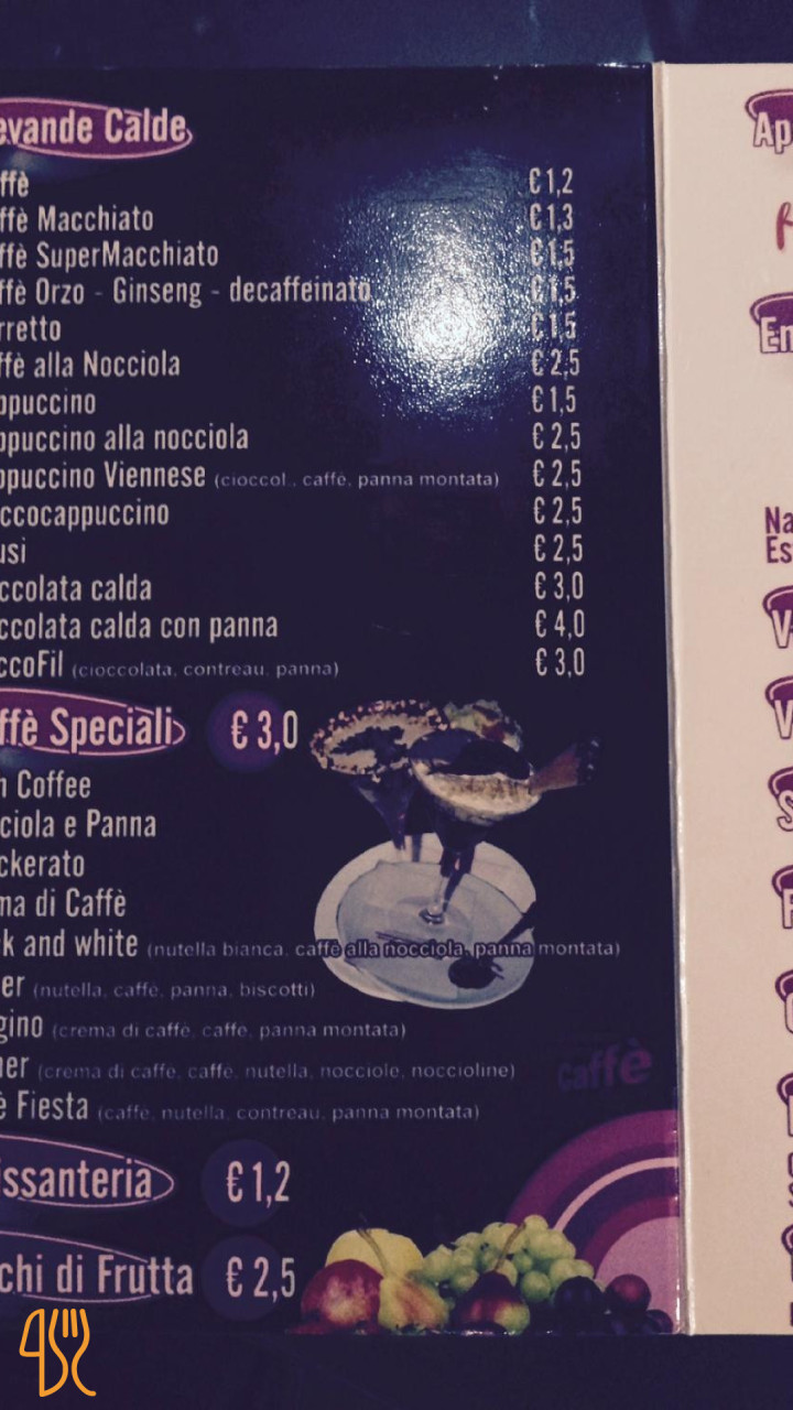 Fil Rouge Cafe Carte